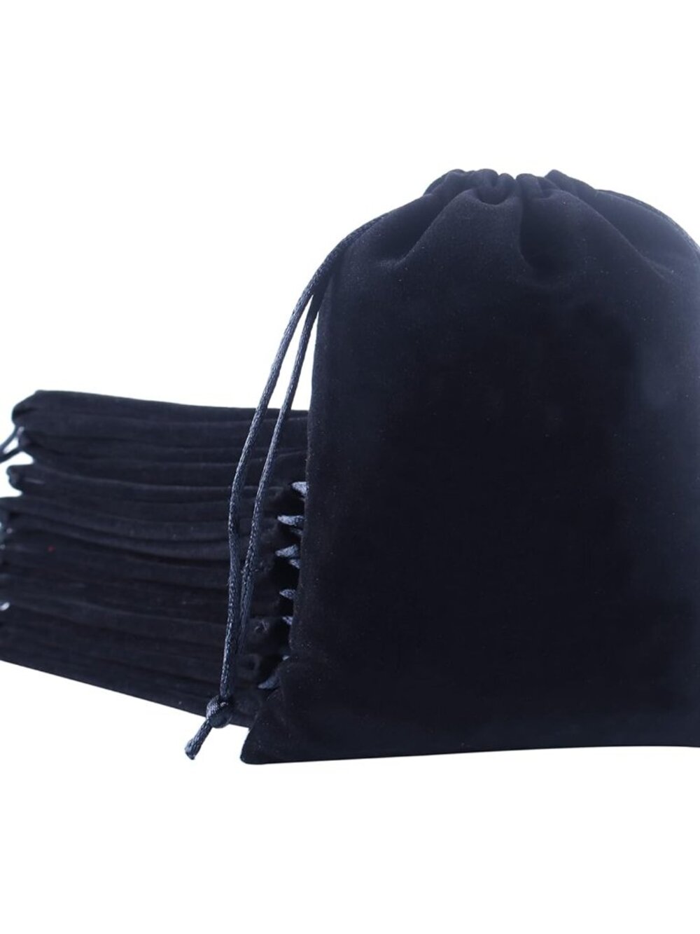Large Velvet Drawstring Gift Bag – 10pcs Jewelry & Accessory Pouch for Bracelets